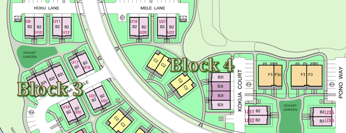 B2s with labels on site plan
