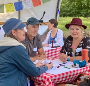 World Cafe small group talking