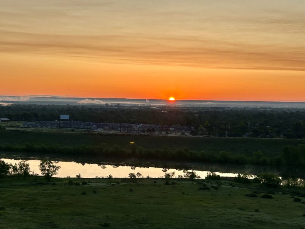 Sunrise over Dixon Reservoir